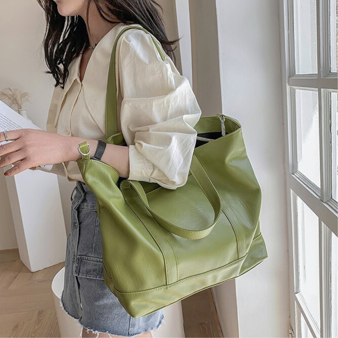 Persephone Vegan Leather Tote Bag