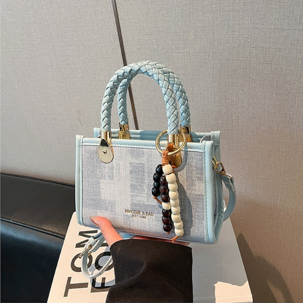 Capucine Braided Handle Mini Handbag