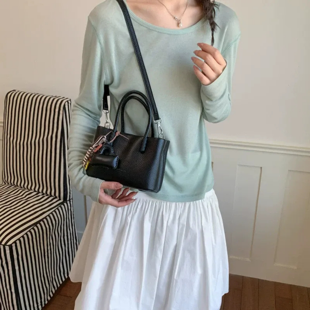 Dolciana Heart Charm Bucket Bag
