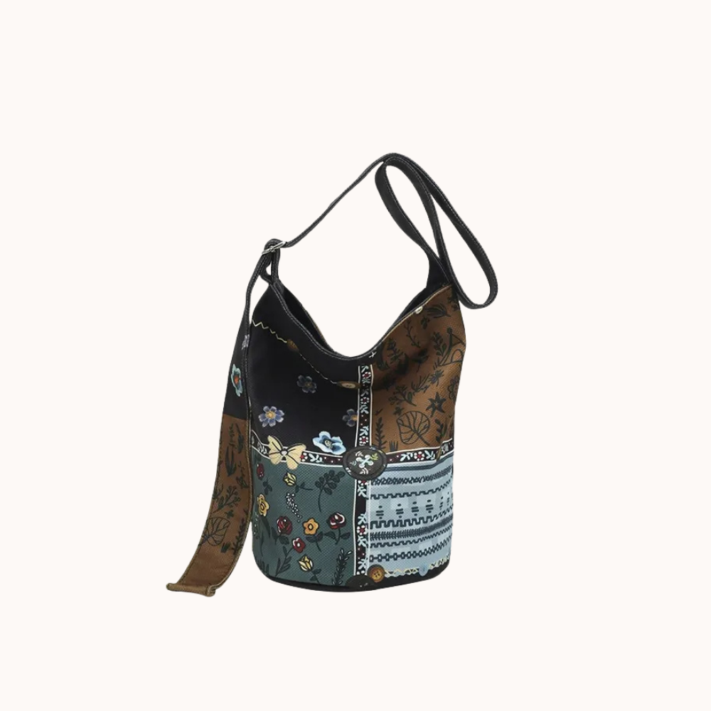 Bérénice Printed Bucket Bag
