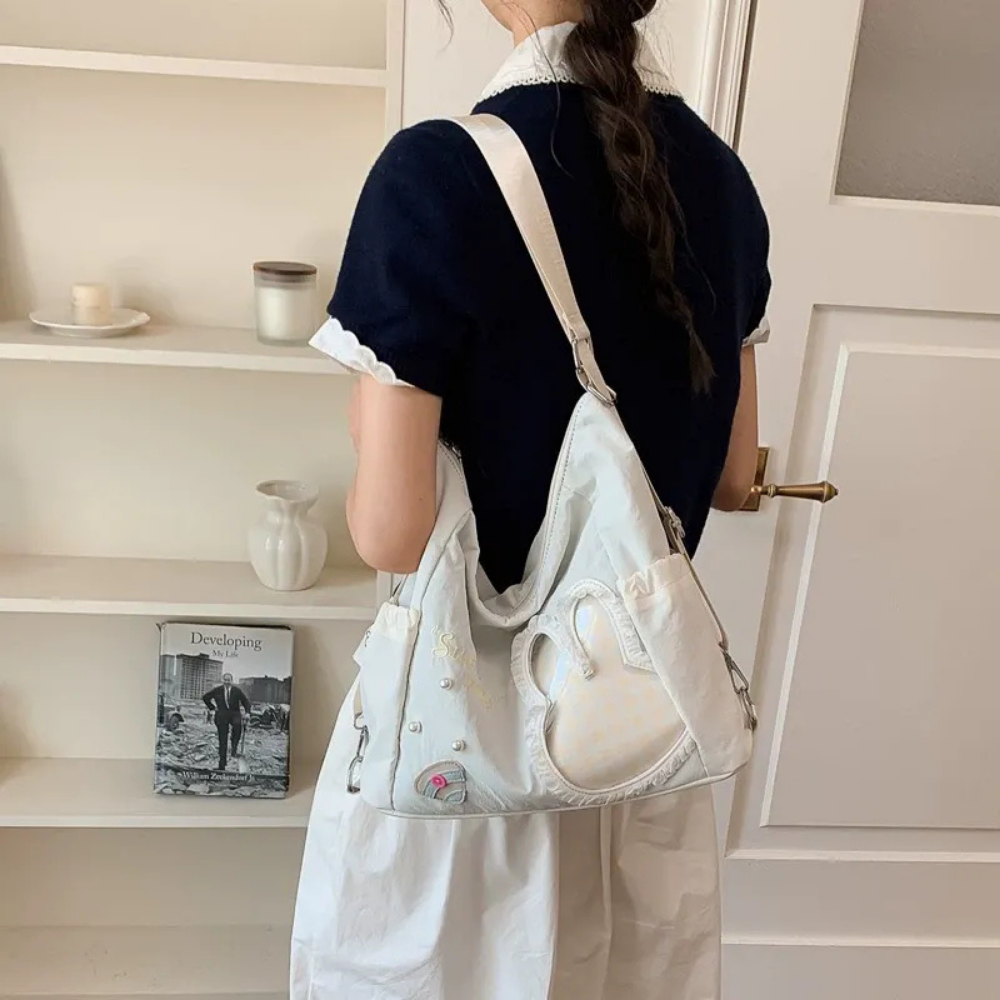 Lusette Bunny Patch Shoulder Bag