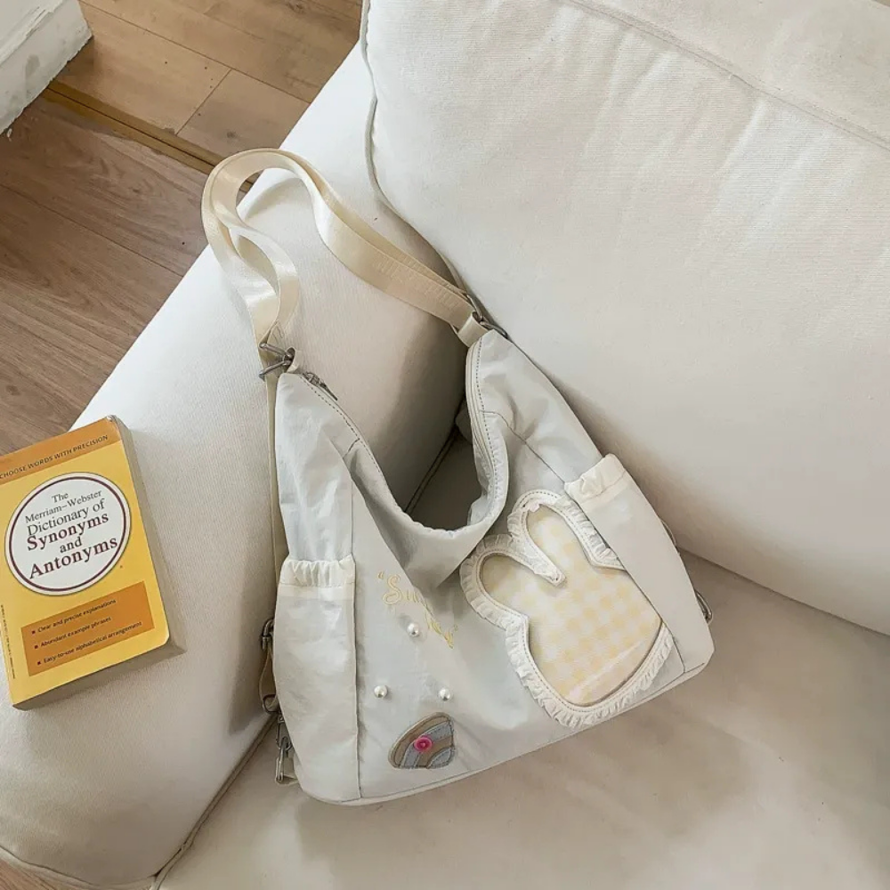Lusette Bunny Patch Shoulder Bag