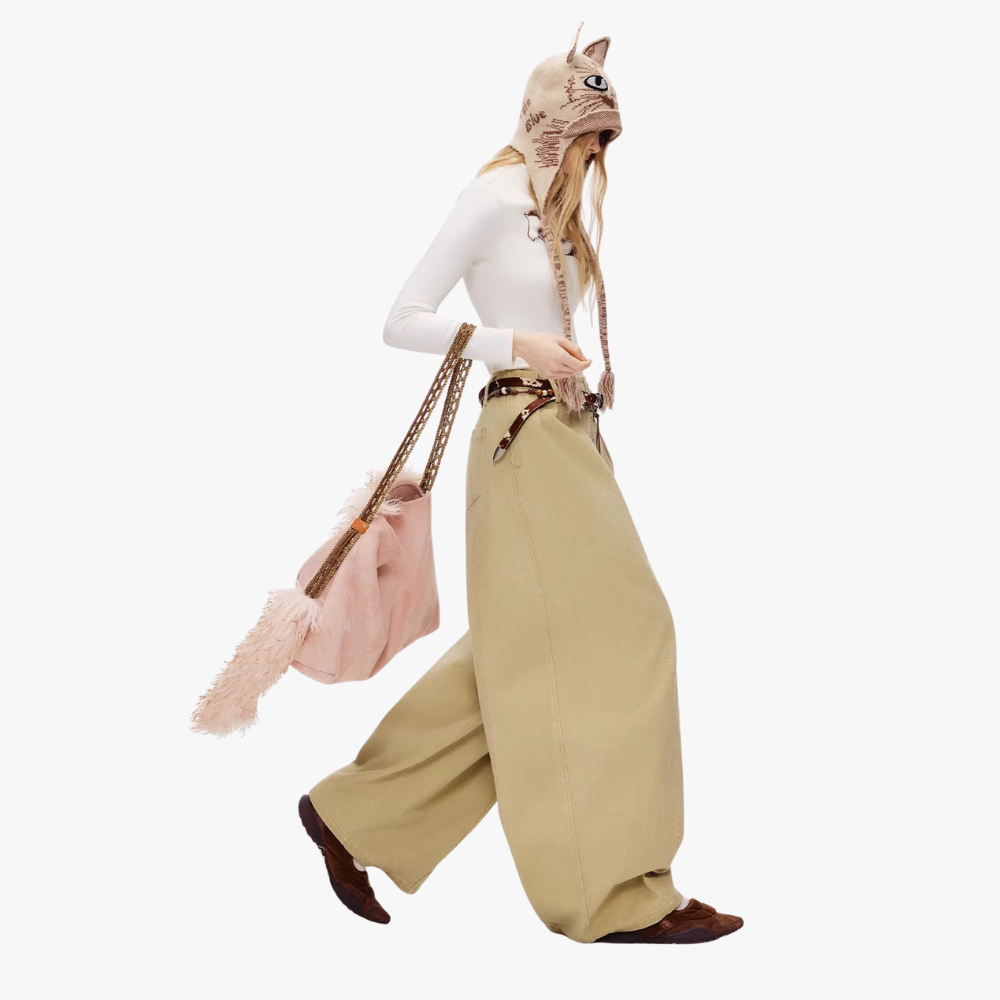 Félinea Faux Fur Cat Shoulder Bag