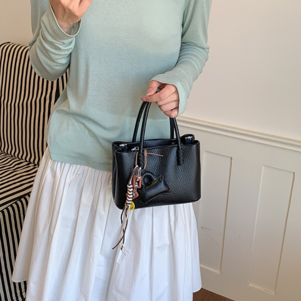 Dolciana Heart Charm Bucket Bag