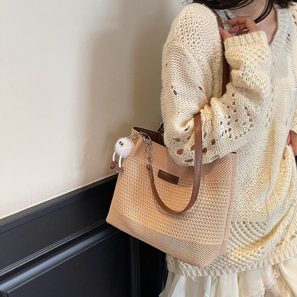 Vivelle Woven Tote Bag