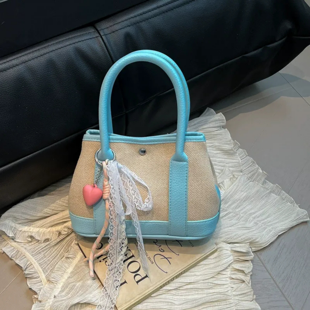 Liorvane Lace Charm Mini Handbag