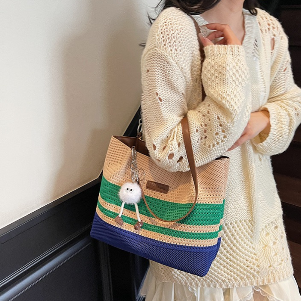 Vivelle Woven Tote Bag