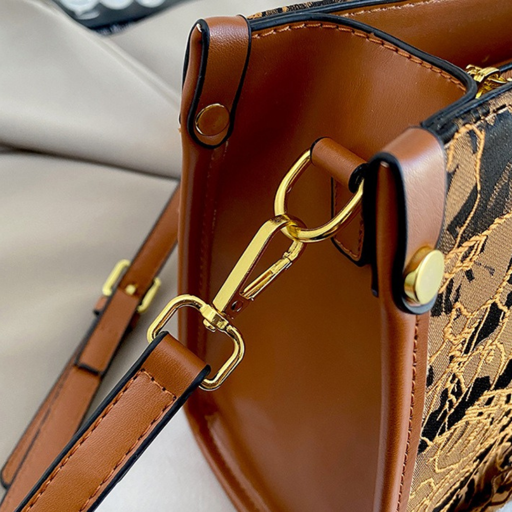 Evarielle Floral Lace Satchel Bag
