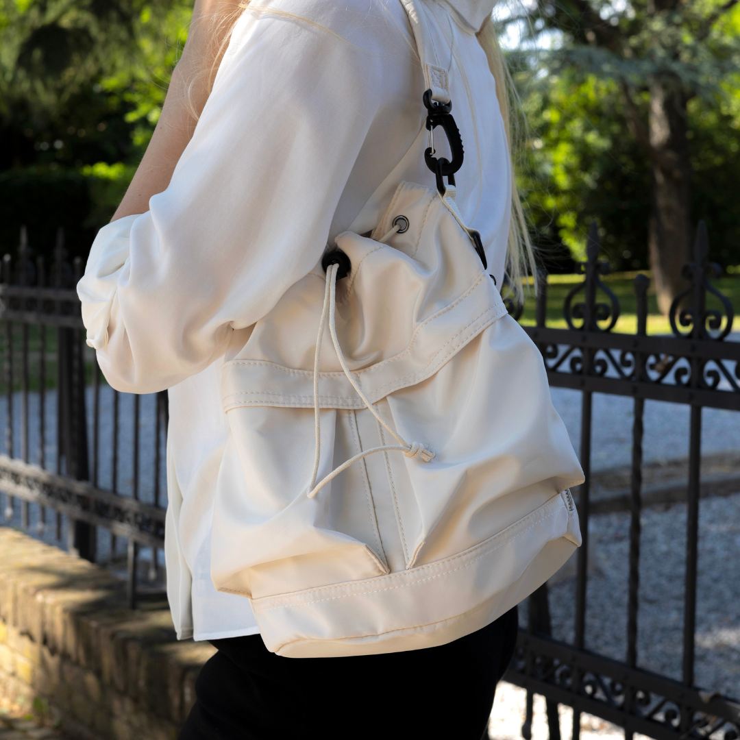Bellance Vegan Leather Crossbody Bucket Bag