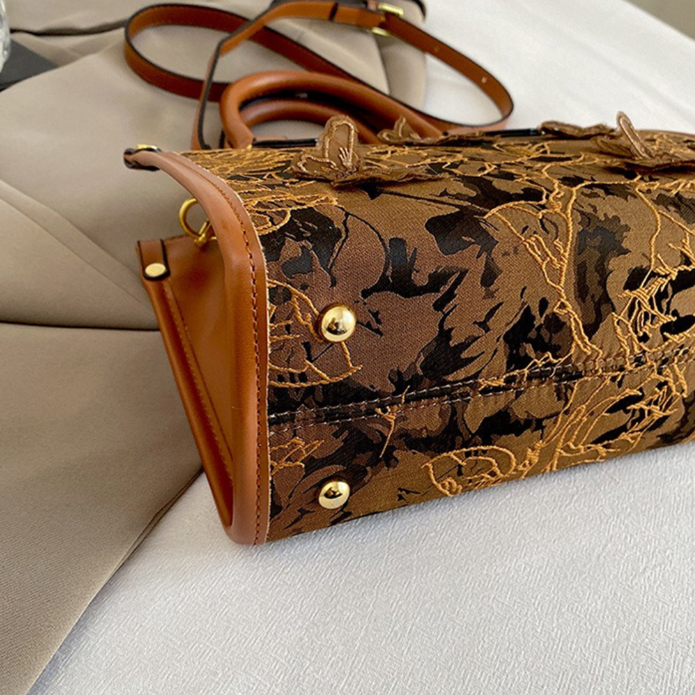 Evarielle Floral Lace Satchel Bag