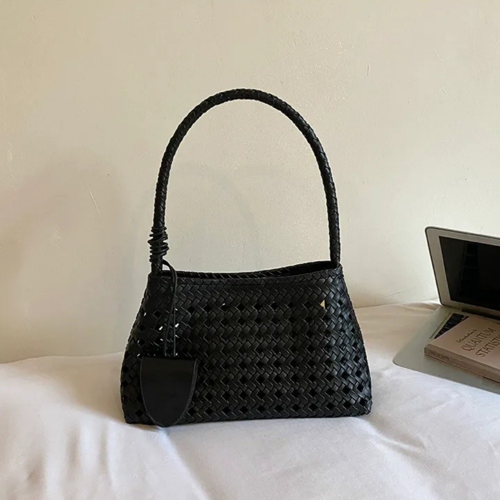 Tesoria Woven Shoulder Bag