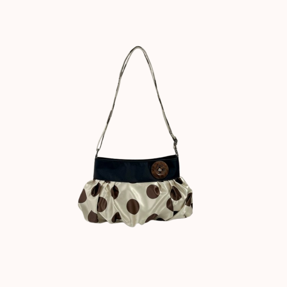 Elara Polka Dot Cloud Shoulder Bag