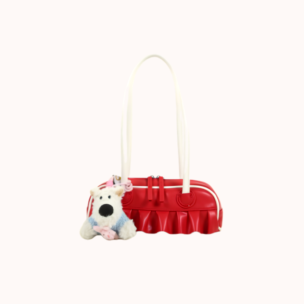 Mavelle Ruffle Shoulder Bag