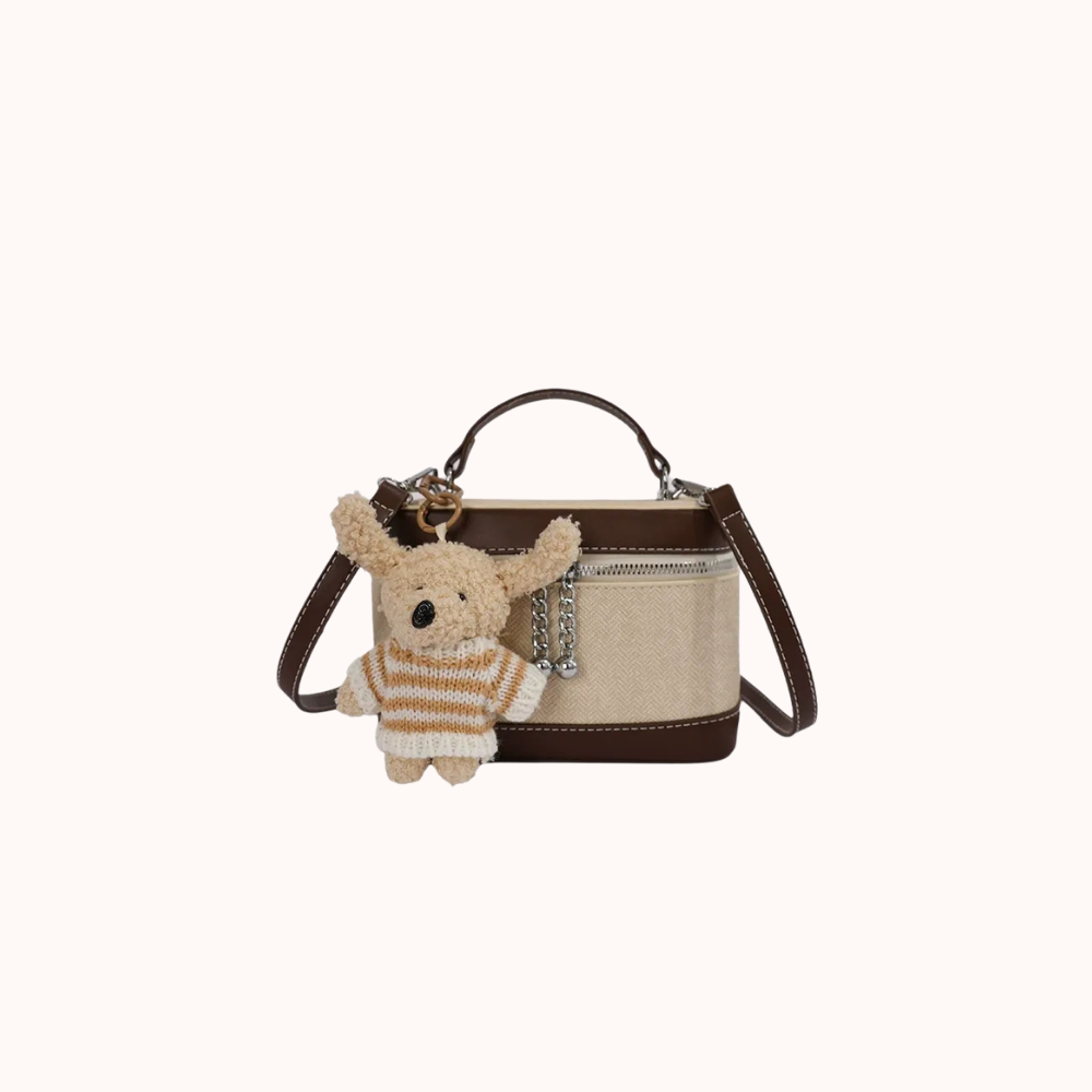 Leporia Bunny Charm Mini Handbag