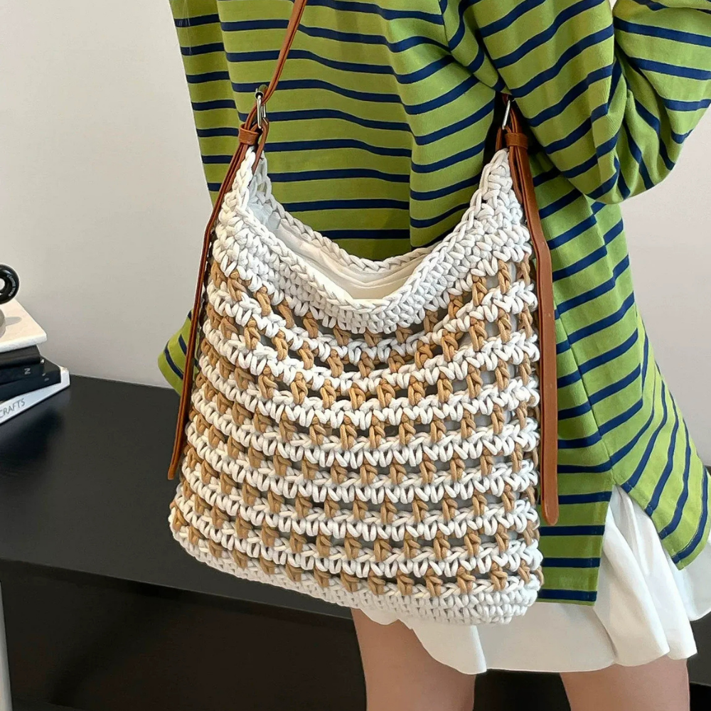 Briselia Woven Shoulder Bag