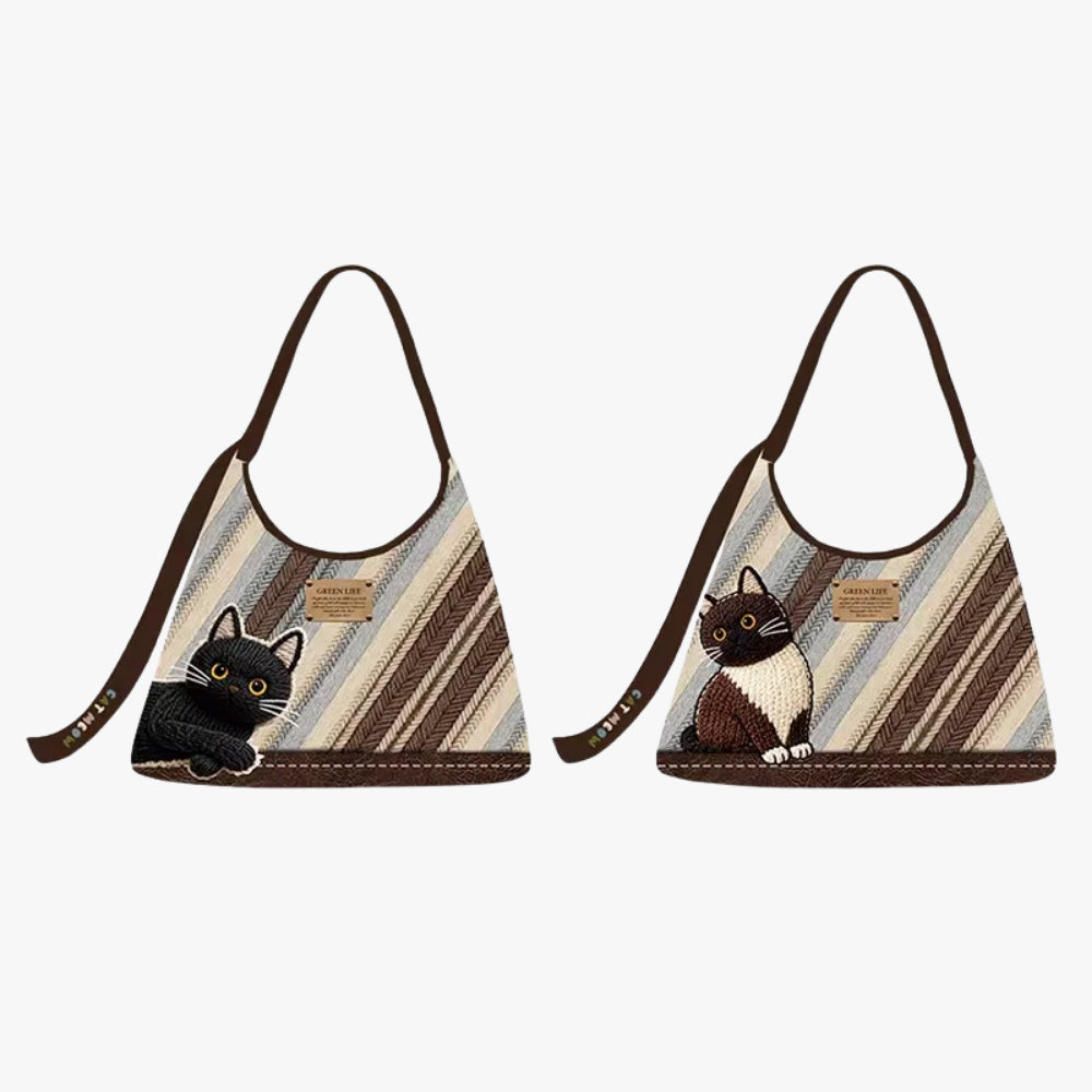 Mistrielle Cat Motif Shoulder Bag