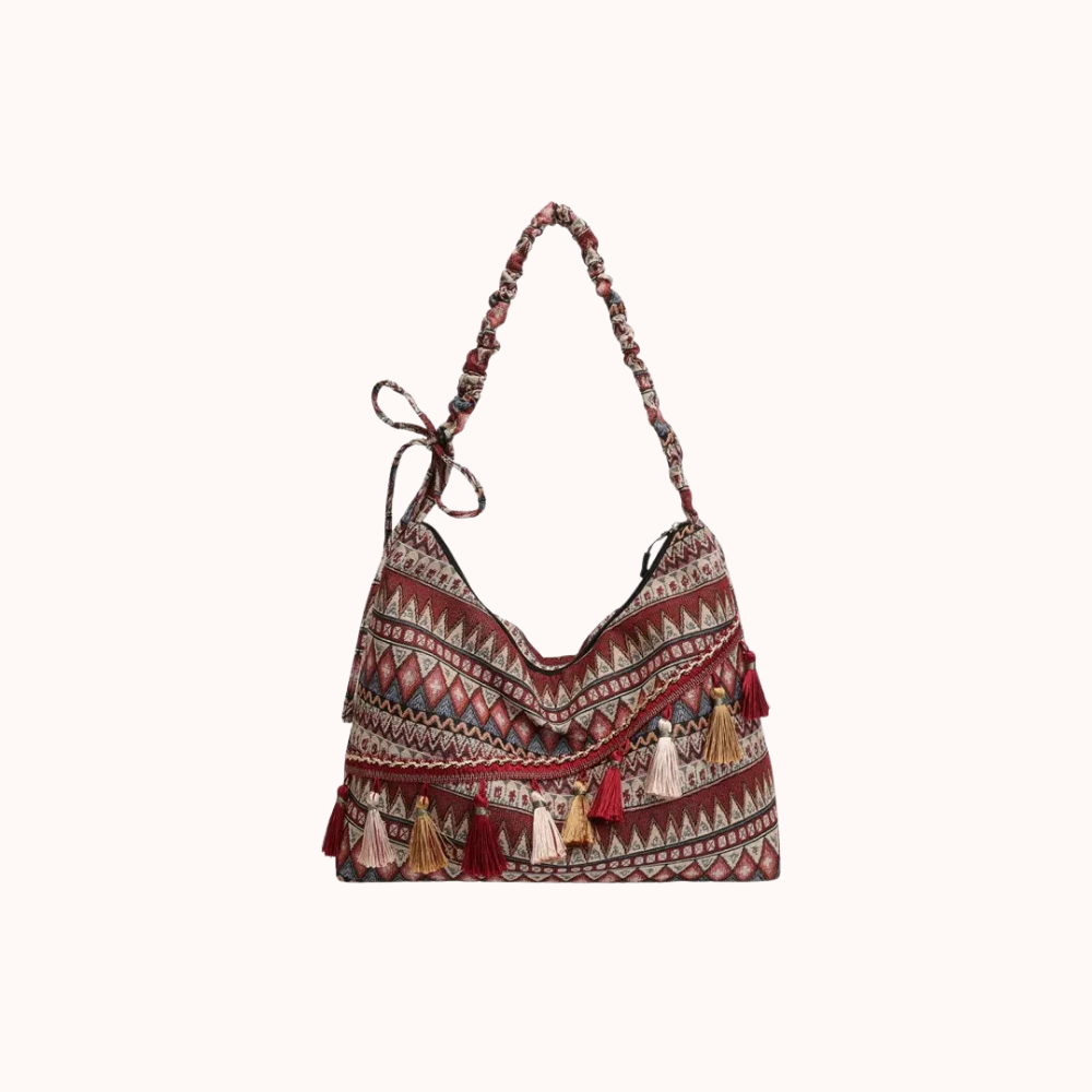 Marivelle Tassel-Trim Tote Bag
