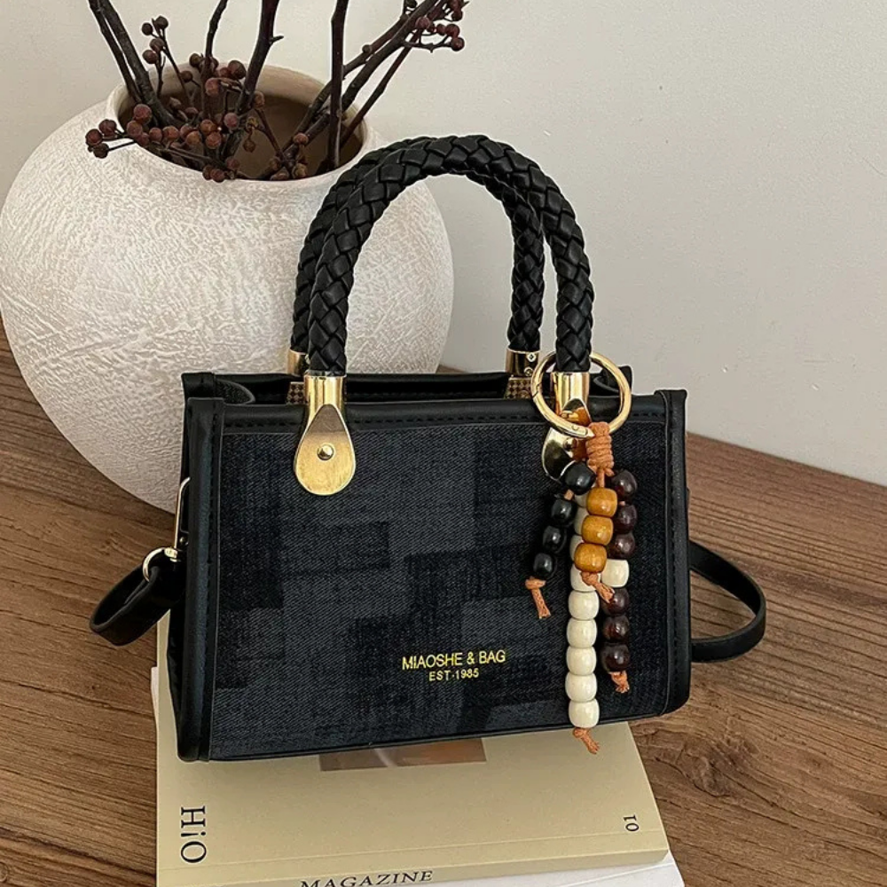 Capucine Braided Handle Mini Handbag