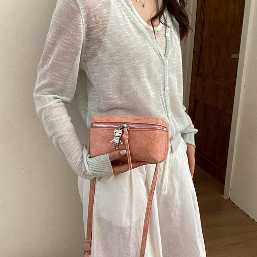 Tinnia Robot Charm Crossbody Bag
