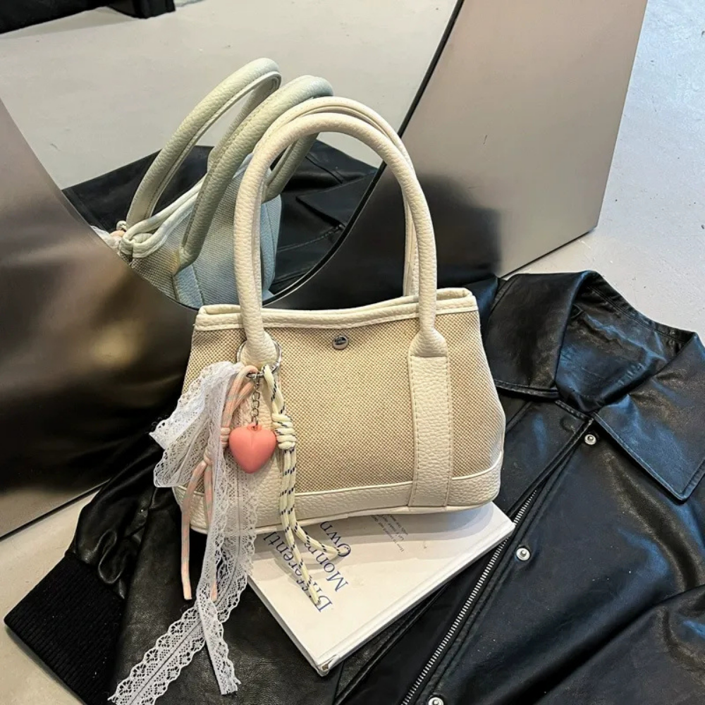Liorvane Lace Charm Mini Handbag