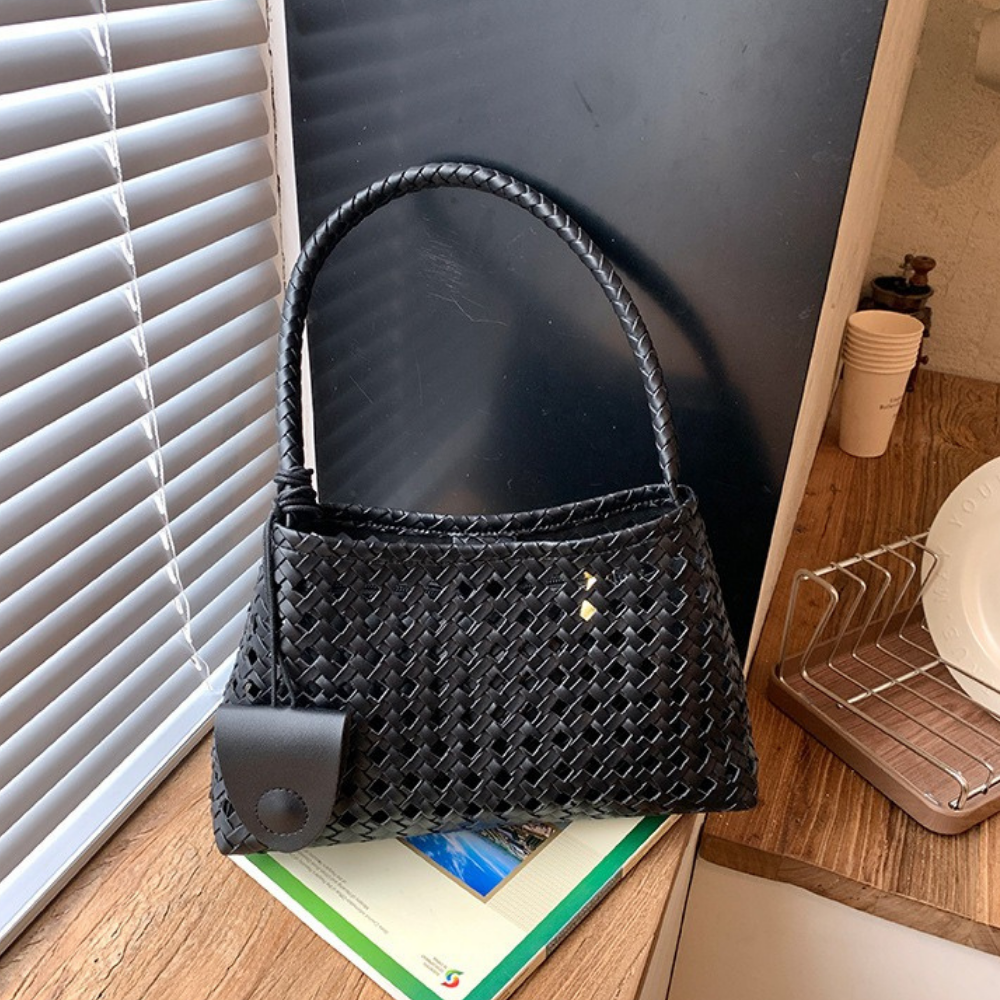 Tesoria Woven Shoulder Bag