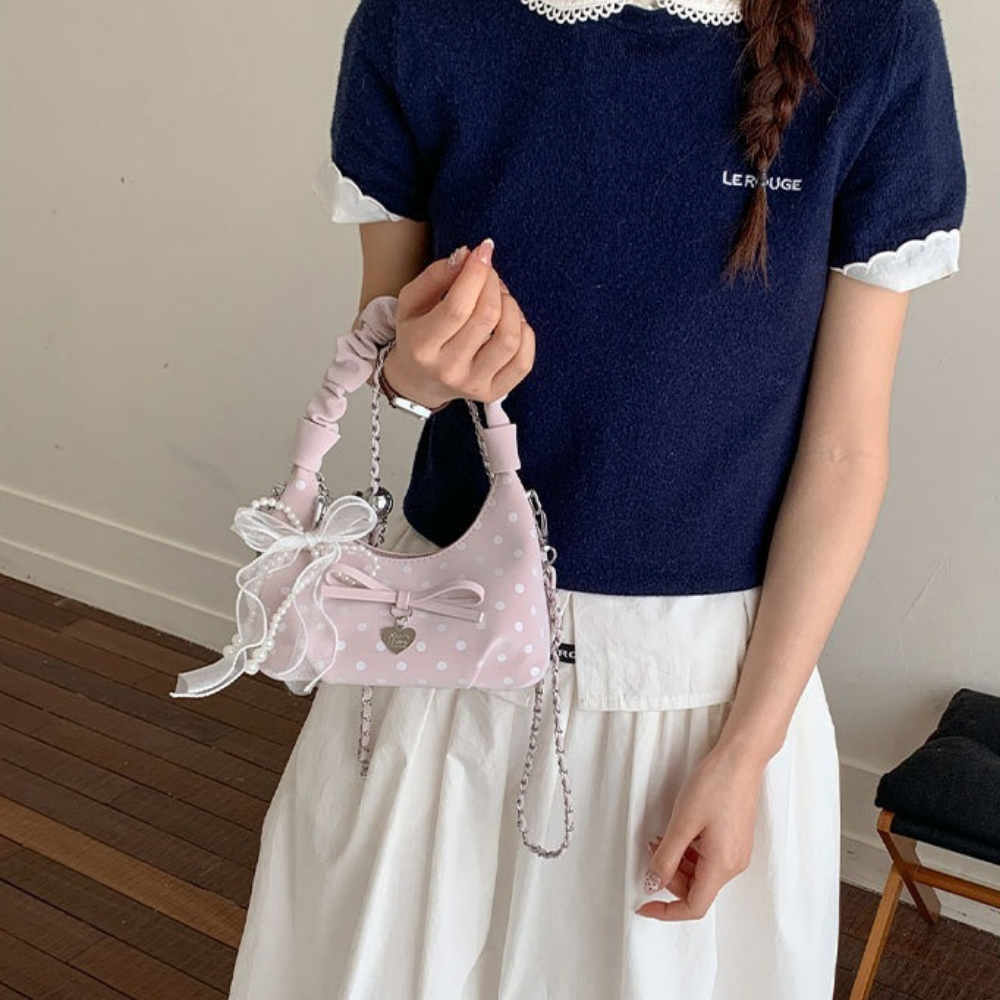 Rosalie Polka Dot Mini Bag