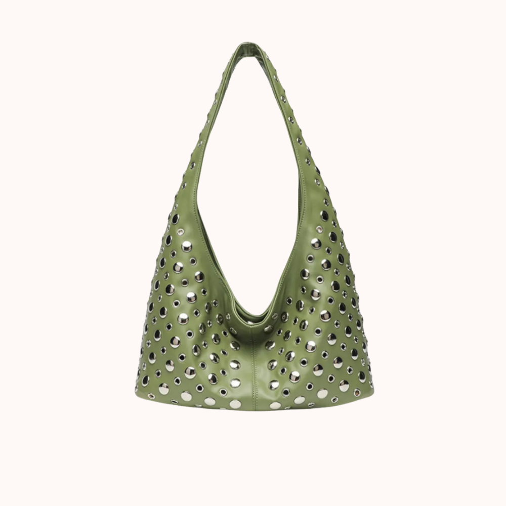 Heloise Vegan Leather Hobo Bag