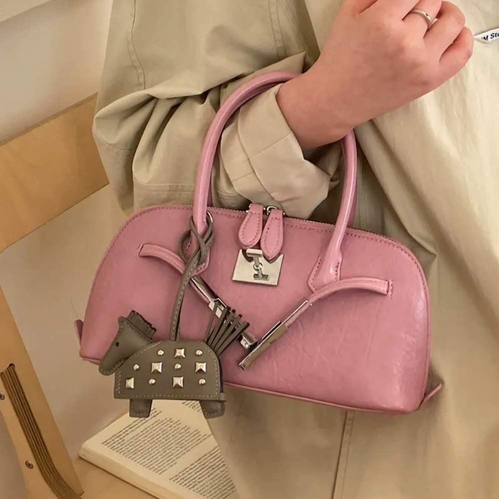 Bertille Lock Detail Mini Handbag