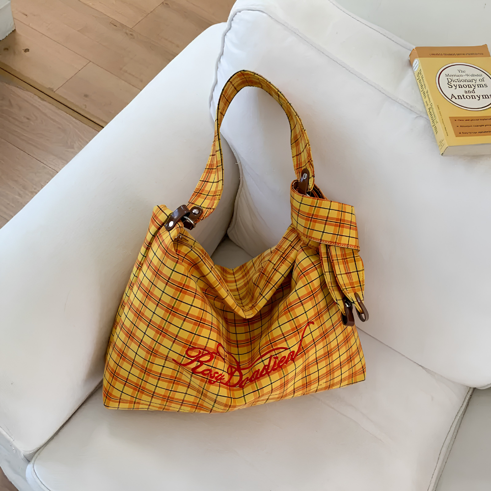 Givrelle Plaid Shoulder Bag