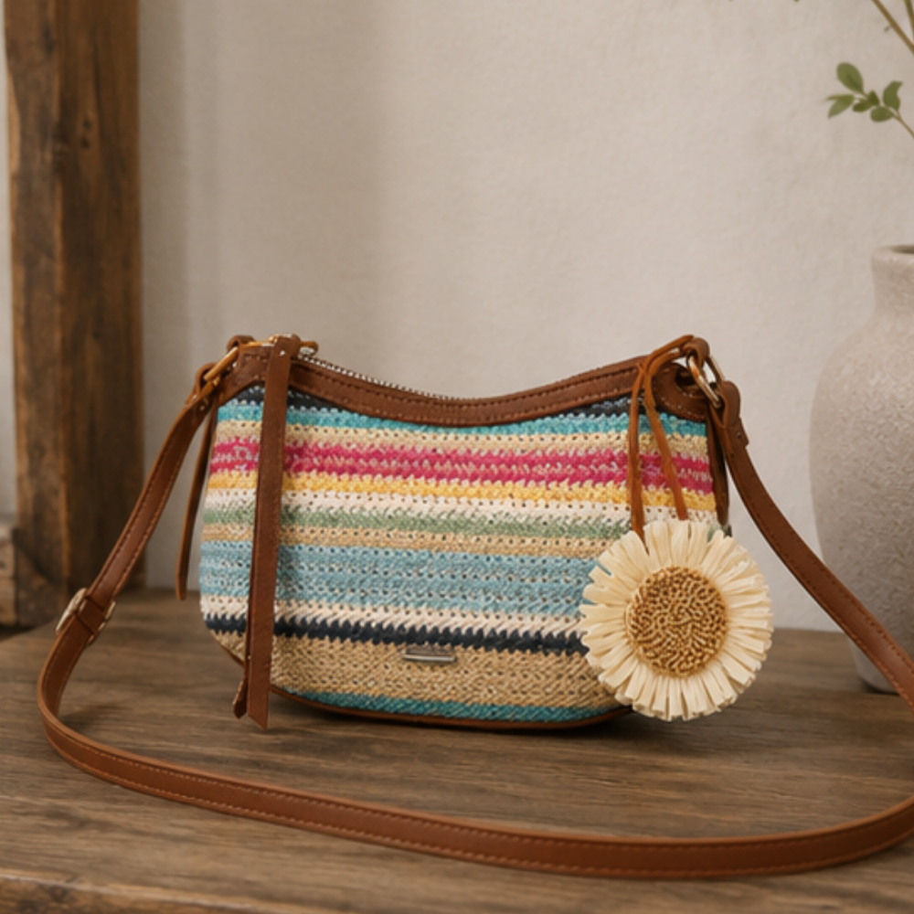 Solene Woven Shoulder Bag