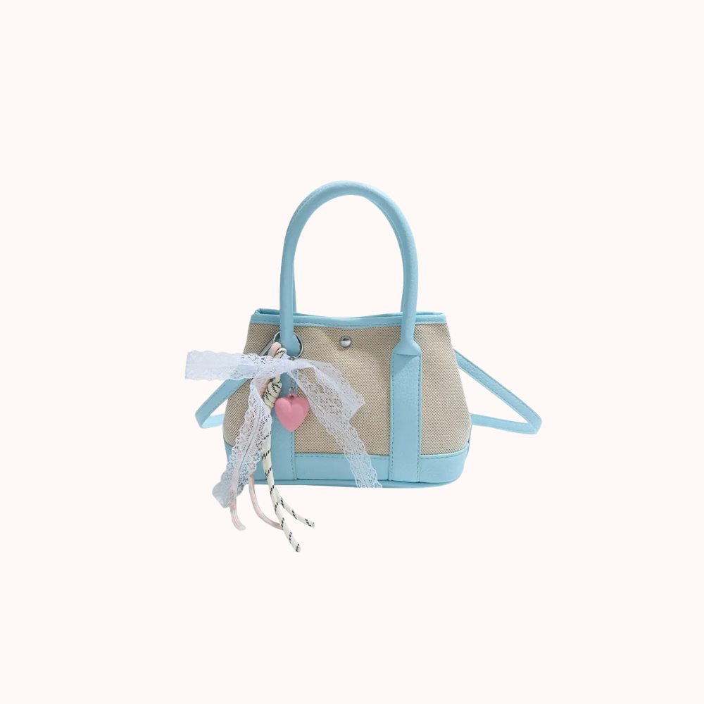 Liorvane Lace Charm Mini Handbag