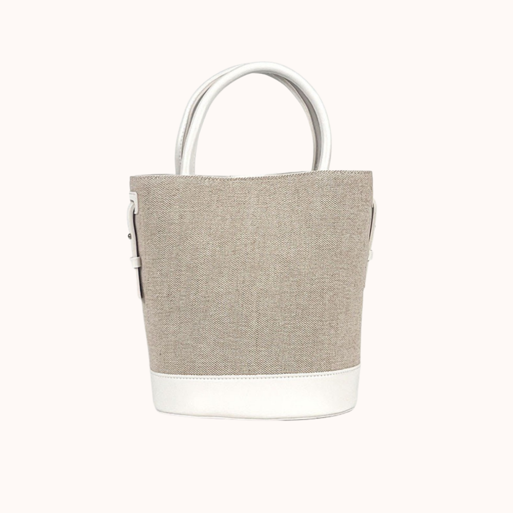 Serah Vegan Leather Crossbody Bucket Bag