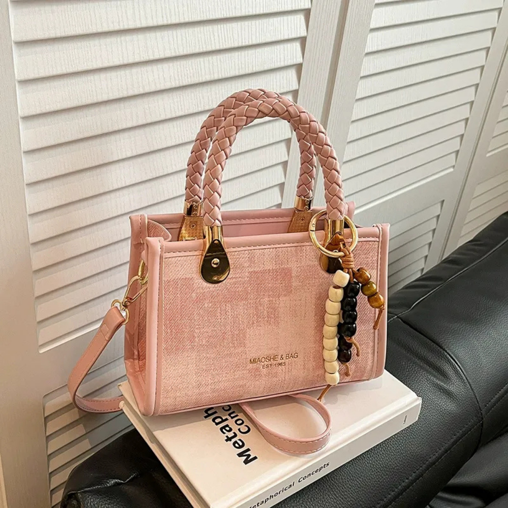 Capucine Braided Handle Mini Handbag