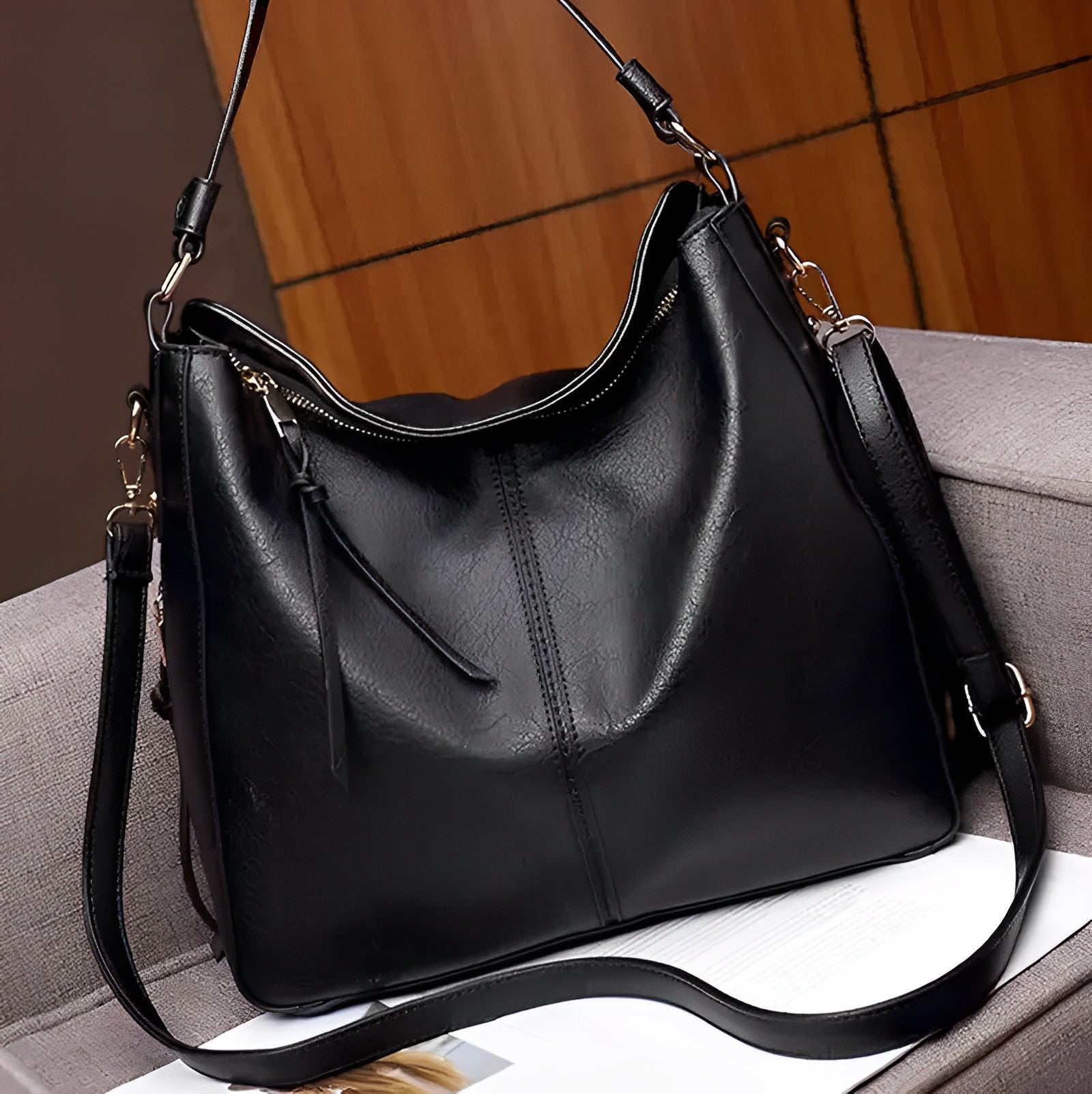 Amaya Vegan Leather Crossbody Bag