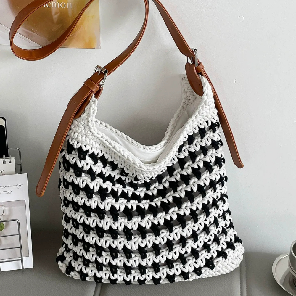 Briselia Woven Shoulder Bag