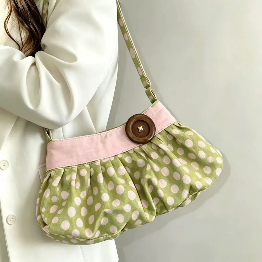 Taviola Polka Dot Shoulder Bag