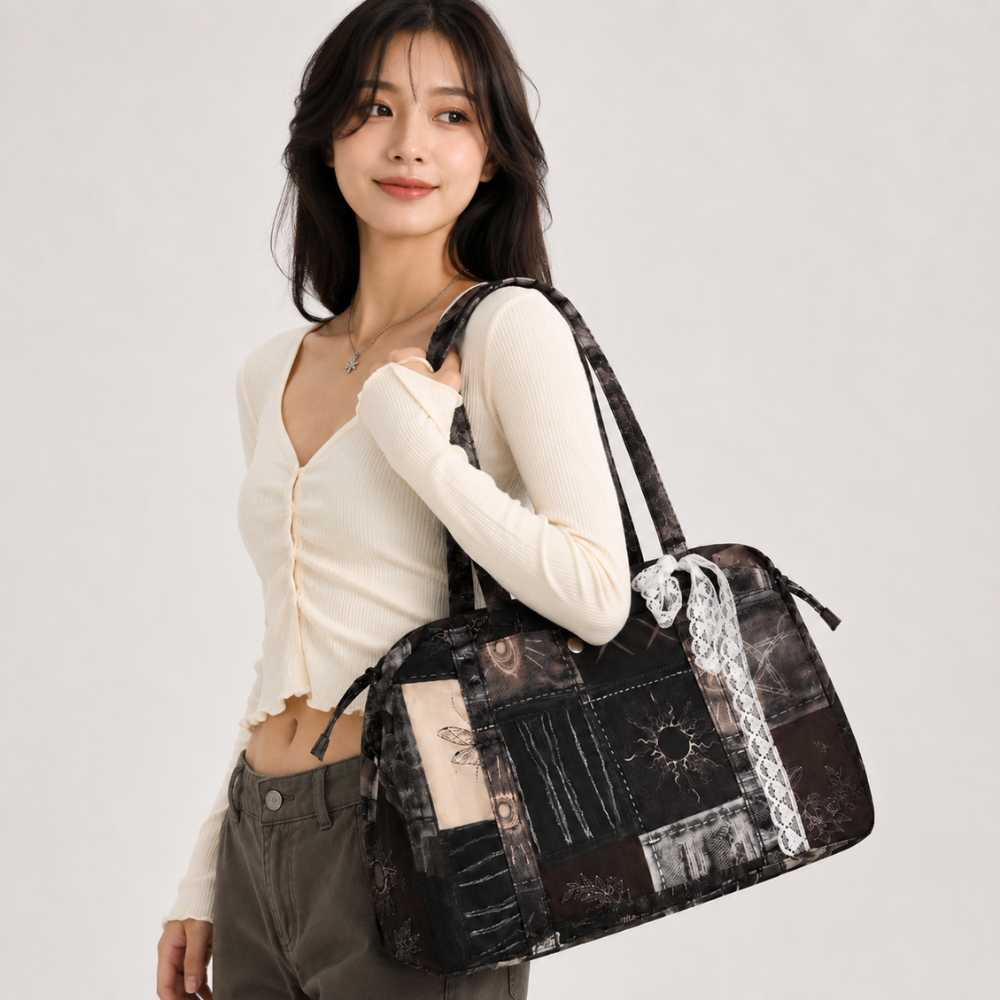 Patchera Graphic Shoulder Bag