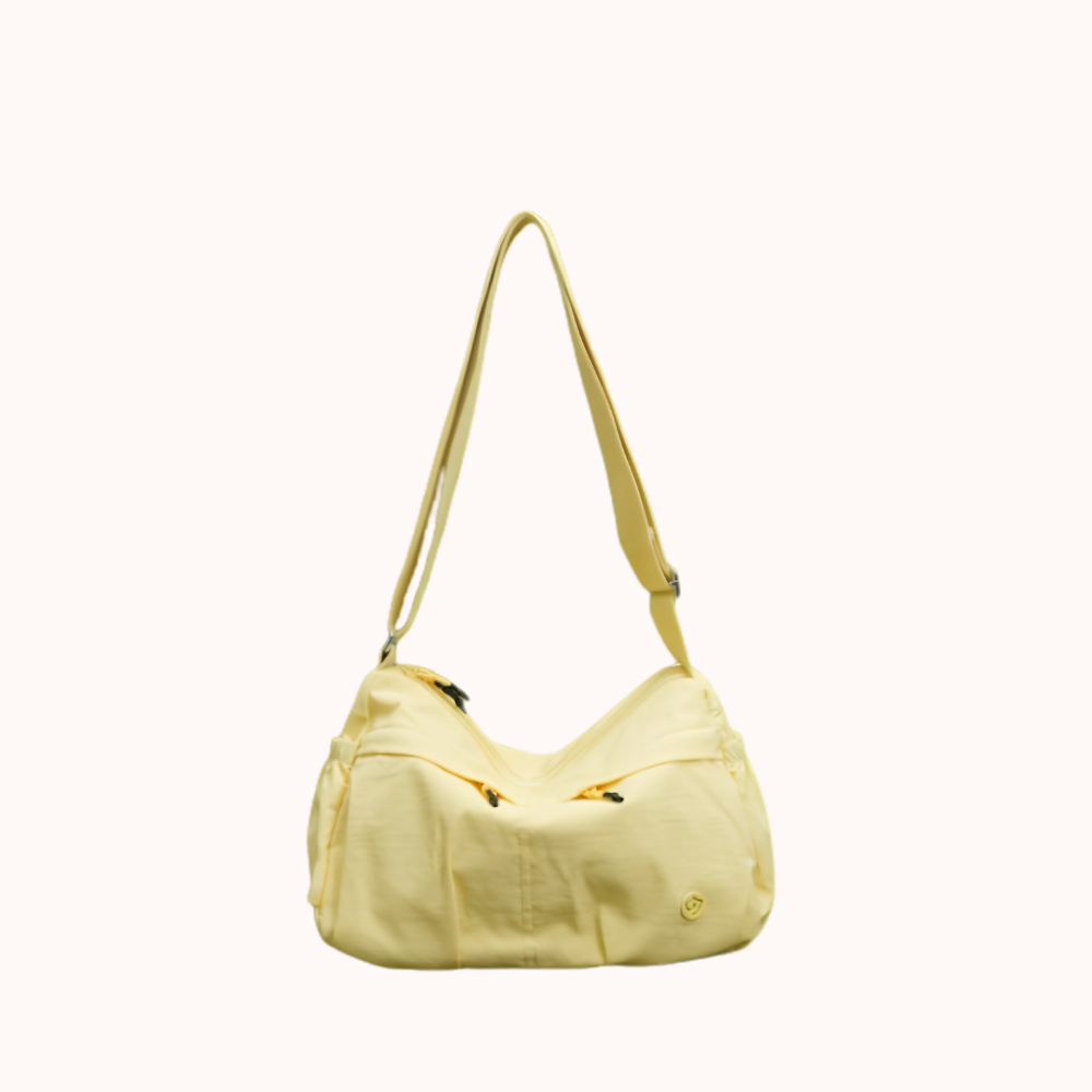 Fabria Ruched Shoulder Bag