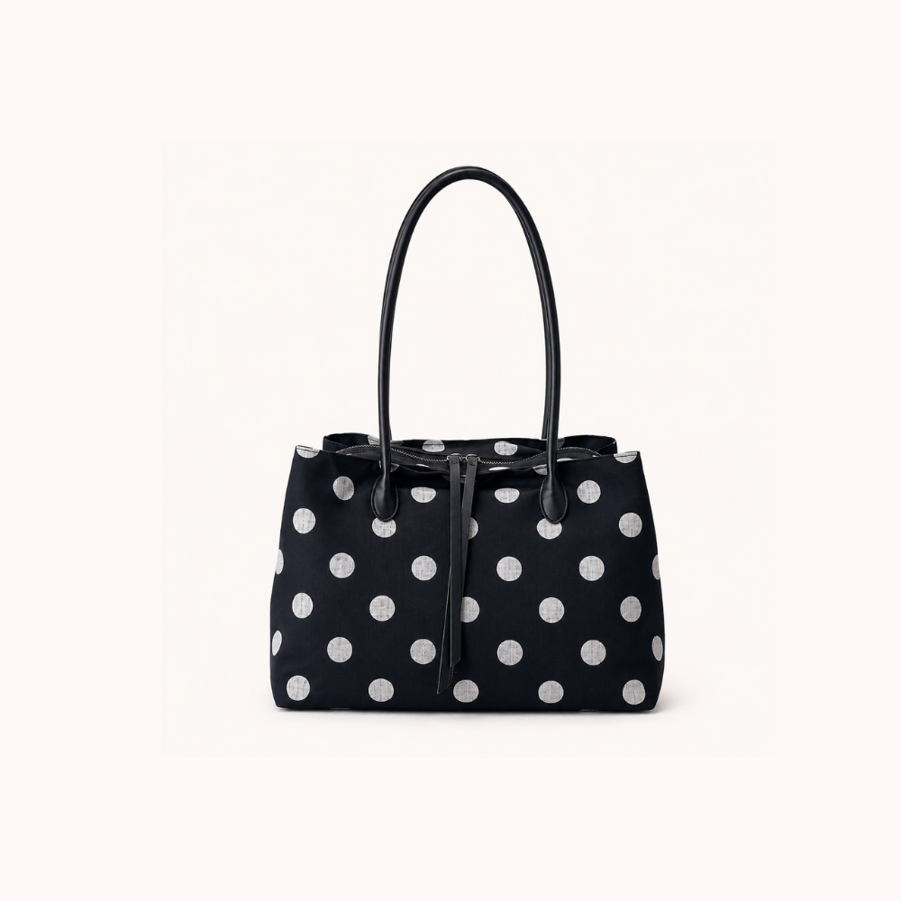 Perlina Polka Dot Tote Bag