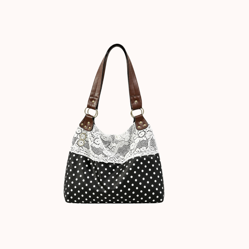 Nivoria Polka Dot Shoulder Bag