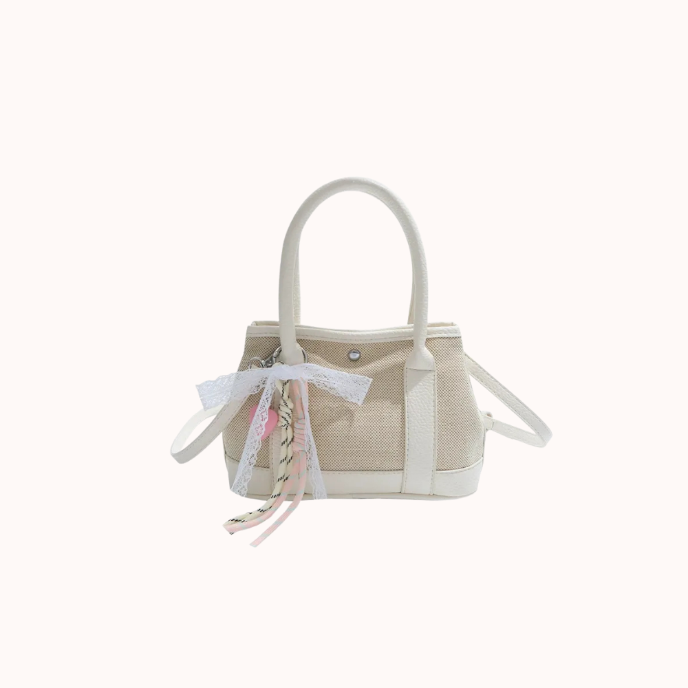 Liorvane Lace Charm Mini Handbag