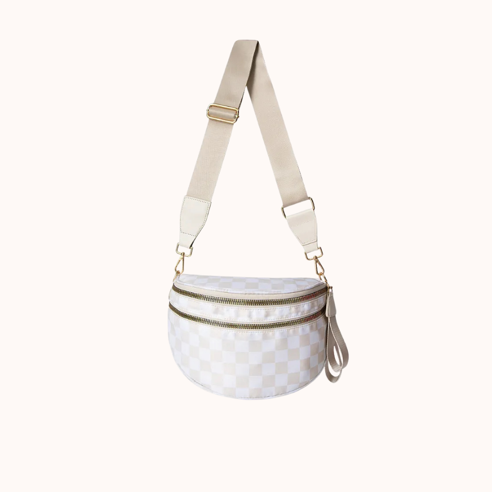 Valla Checkered Crossbody Bag