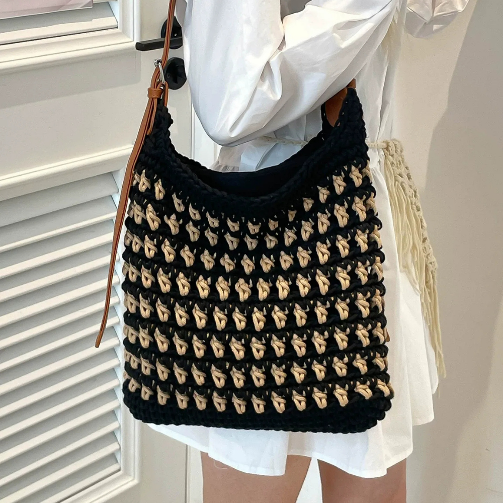 Briselia Woven Shoulder Bag