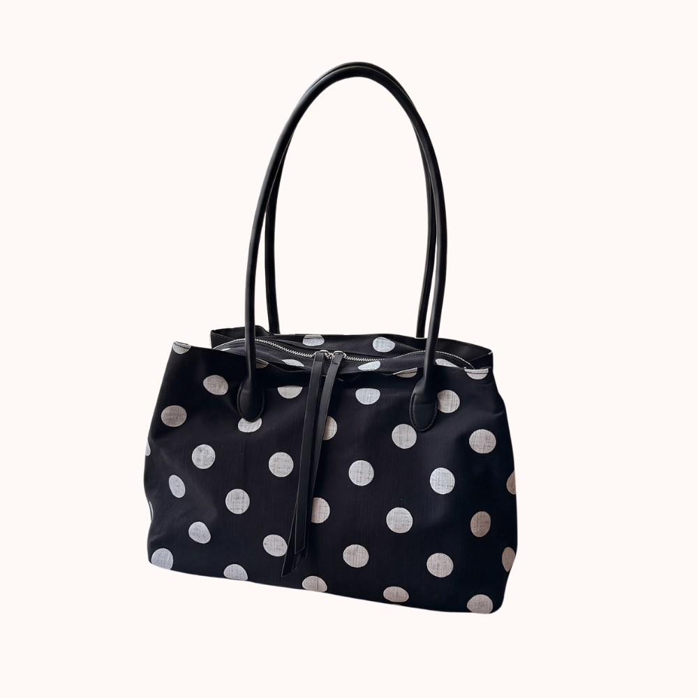 Perlina Polka Dot Tote Bag