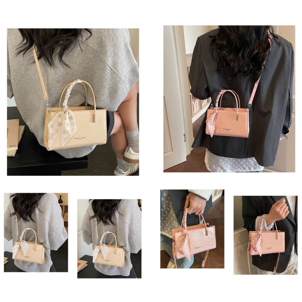 Novera Croc-Embossed Mini Shoulder Bag