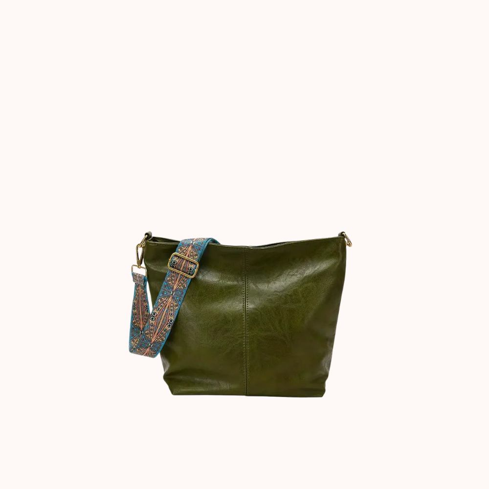 Castille Vegan Leather Crossbody Bag