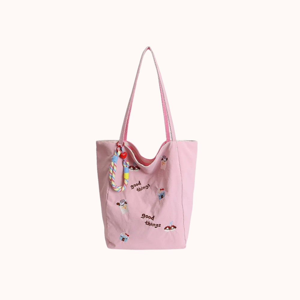 Fioratta Embroidered Tote Bag