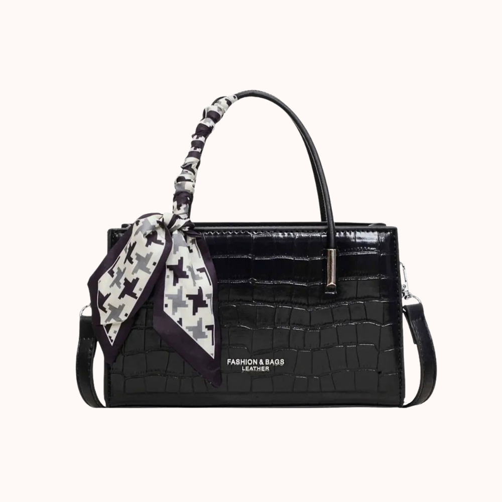 Novera Croc-Embossed Mini Shoulder Bag