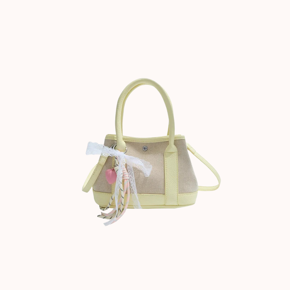 Liorvane Lace Charm Mini Handbag
