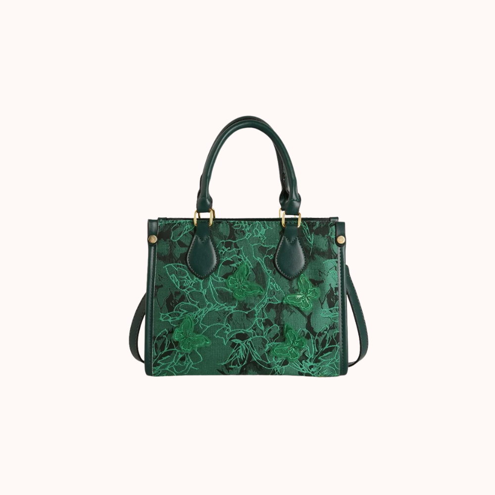 Evarielle Floral Lace Satchel Bag